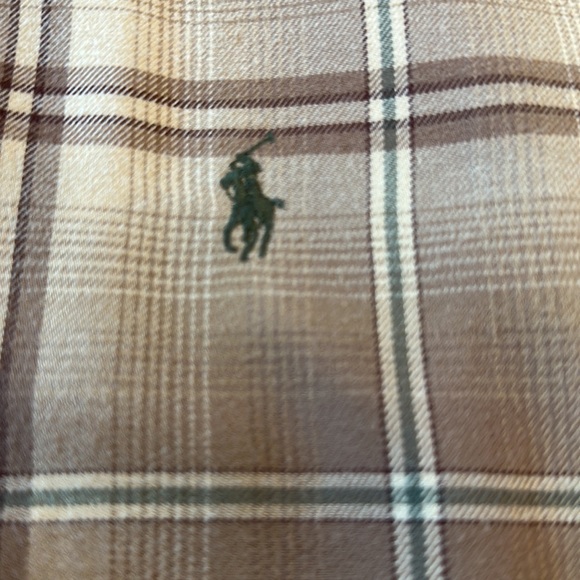 RALPH LAUREN 100 COTTON FLANEL MENS SO SOFT SHIRT SIZE L - Picture 4 of 9